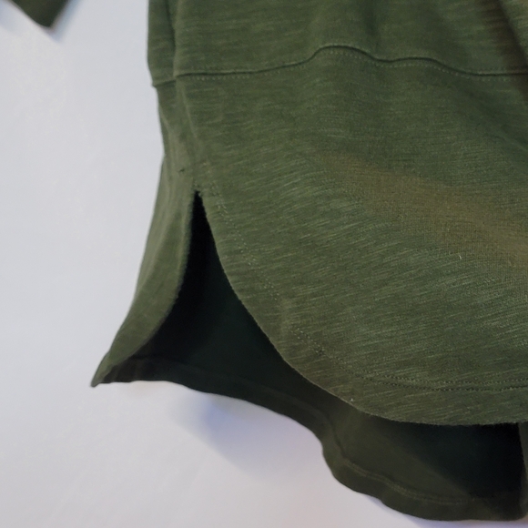 Merona Olive Green Women's Scoop Neck Tunic - Picture 4 of 13